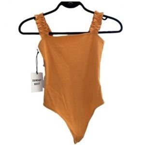 Sunday Best Orange Bodysuit